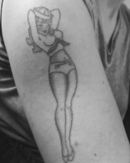 Sailor Pinup Tattoo - Image 5