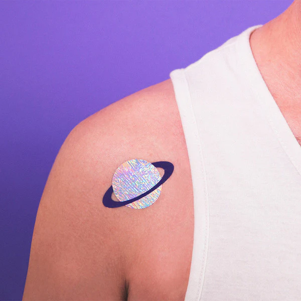 Saturn - Holographic Tattoonie - Image 2