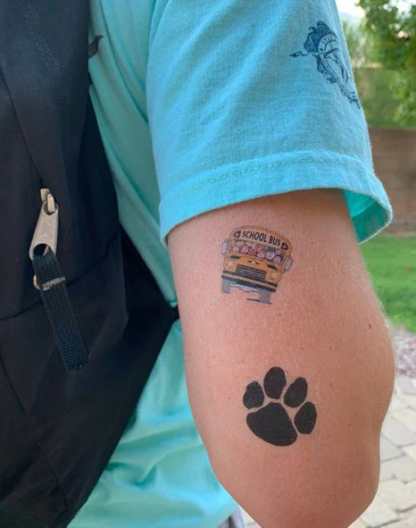 School Bus Tattoo - Image 2