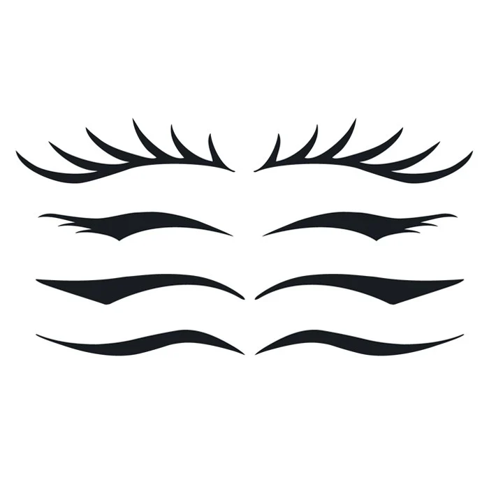 Sexy Eyes Temporary Tattoos - Liner - Image 2