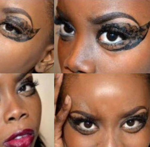 Sexy Eyes Temporary Tattoos - Rose - Image 3