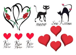 Sexy Kitty-Cat Tattoo
