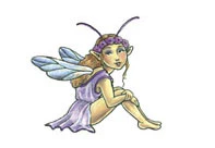 Sitting Fairy Tattoo