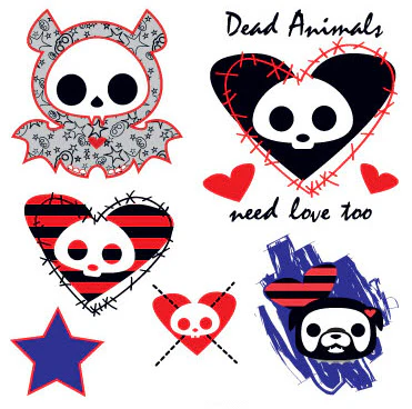 Skelanimals Multi Tattoo 6