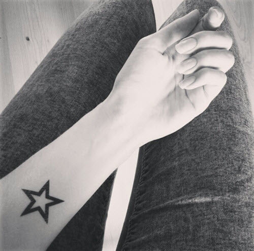Small Cool Star Tattoo - Image 3