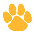 Small Gold Paw Tattoo