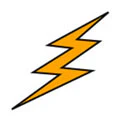 Small Lightning Bolt Tattoo