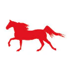 Small Red Horse Tattoo