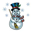 Small Snowman Tattoo