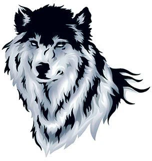 Small Wolf Tattoo
