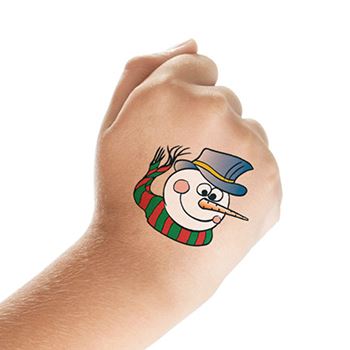 Smiling Snowman Tattoo - Image 2