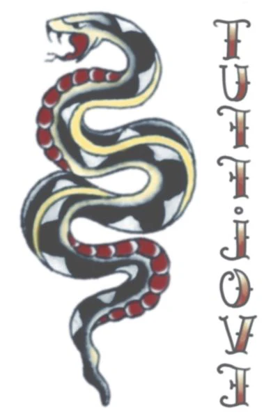 Snake Tuff Love Tattoo - Image 2