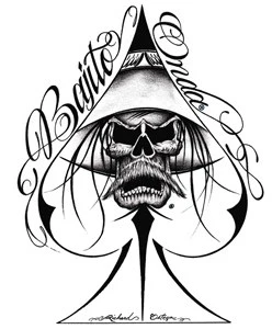 Spade Skull Tattoo