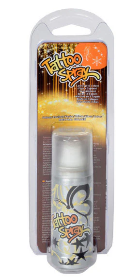 Spectral Golden Temporary Tattoo Spray 50 ml + 3 Stencils