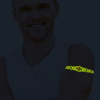 Spiky Star Arm - Glow Tattoo - Image 3