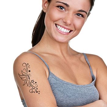 Stars & Butterfly Fashion Tattoo - Image 2