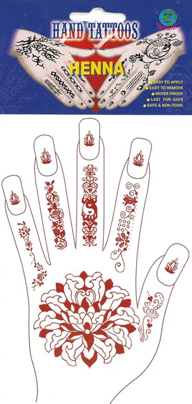 Teej Right Hand Henna Tattoo - Image 2