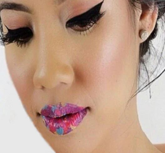 The Paint Splatter Violent Lips (3 Lip Tattoo Sets) - Image 3