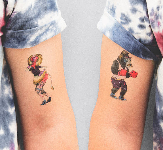 The Pinup & The Boxer - Tattoonie (2 Tattoos) - Image 2