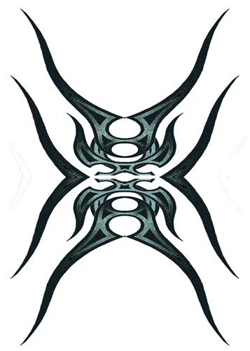 Tribal Alien Tattoo
