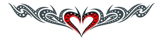 Tribal Amour Band Tattoo