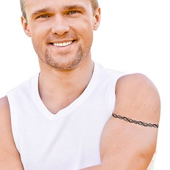 Tribal Armband Fine Thorns Tattoo - Image 2