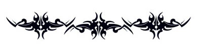 Tribal Bow Band Tattoo