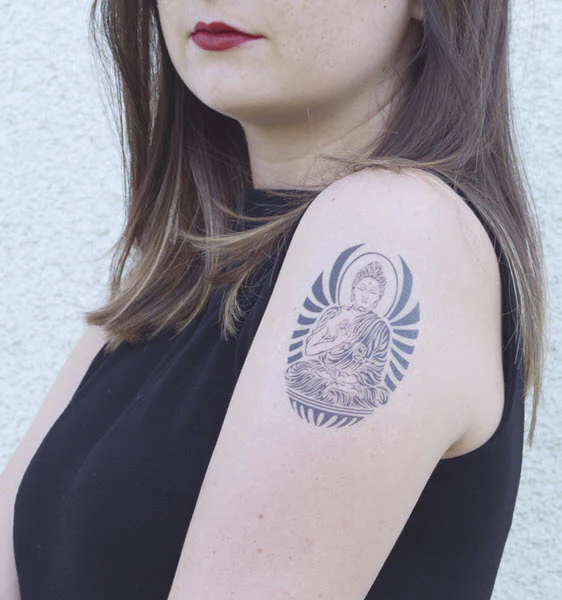 Tribal Buddha Tattoo - Image 2