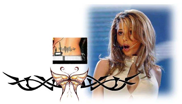 Tribal Butterfly Band - Cheryl Cole Tattoo - Image 2