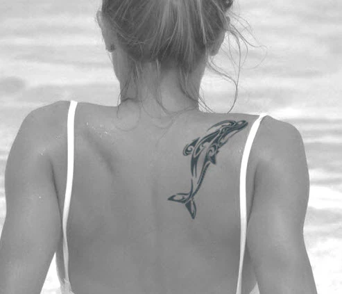 Tribal Dolphin Tattoo - Image 2