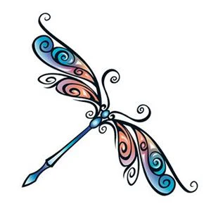 Tribal Dragonfly Tattoo