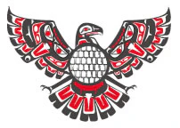 Tribal Eagle Color Tattoo
