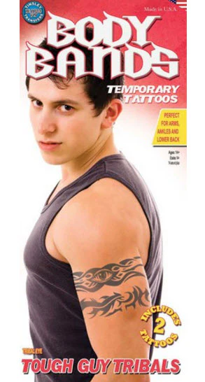 Tribal Eye - Tough Guy Tribal - Tinsley Transfers (2 Tattoos) - Image 2