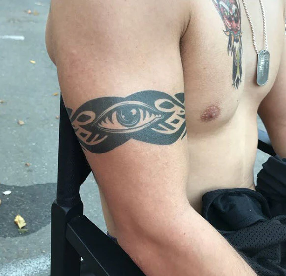 Tribal Eye - Tough Guy Tribal - Tinsley Transfers (2 Tattoos) - Image 3