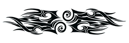 Tribal Fire Tattoo