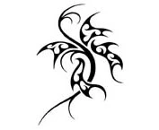 Tribal Floating Inspiration Tattoo