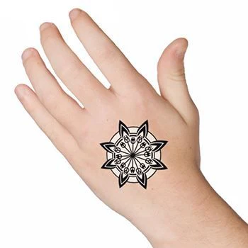 Tribal Flower - Glow Tattoo - Image 2