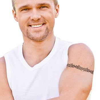 Tribal Gray Band Tattoo - Image 2