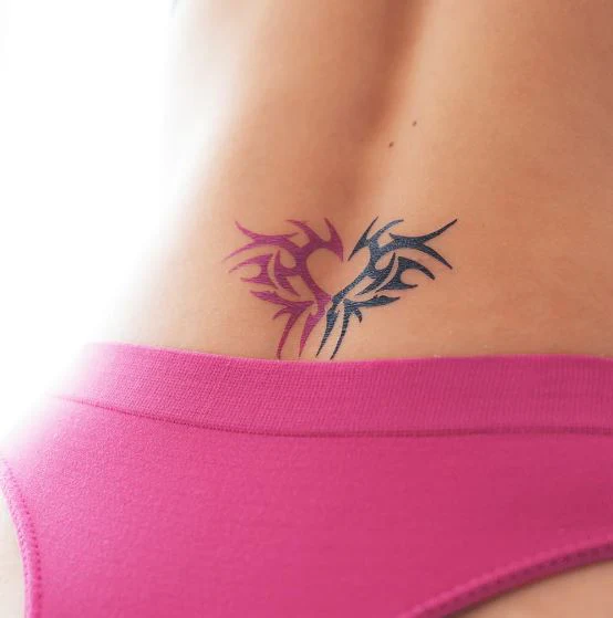 Tribal Heart Temporary Tattoo - Tattoonie - Image 3