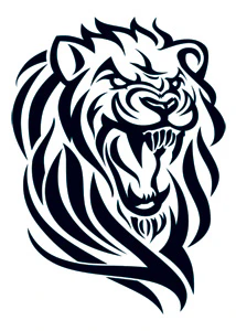 Tribal Lion Tattoo - Image 2