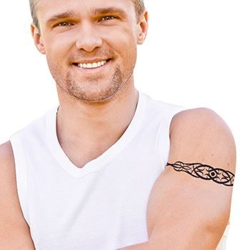 Tribal Ribbon Band Tattoo - Image 2