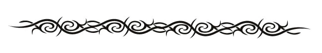 Tribal Swirling Armband - Glow Tattoo