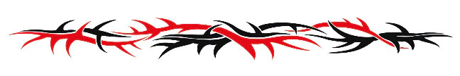 Tribal Thorns Armband Tattoo