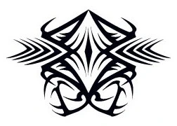 Tribal Thunder Tattoo