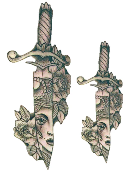 Two Daggers Tattoo