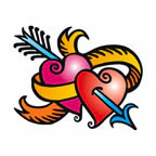 Two Hearts Tattoo