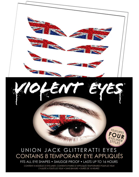 Union Jack Glitteratti Violent Eyes (8 Eye Tattoos) - Image 3