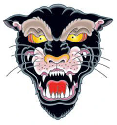 Vintage Panther Tattoo