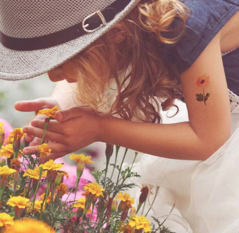 Watercolor Flower Tattoo - Image 2