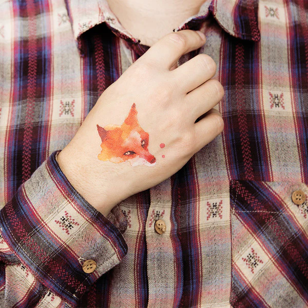 Watercolorzz Fox - Tattoonie - Image 2